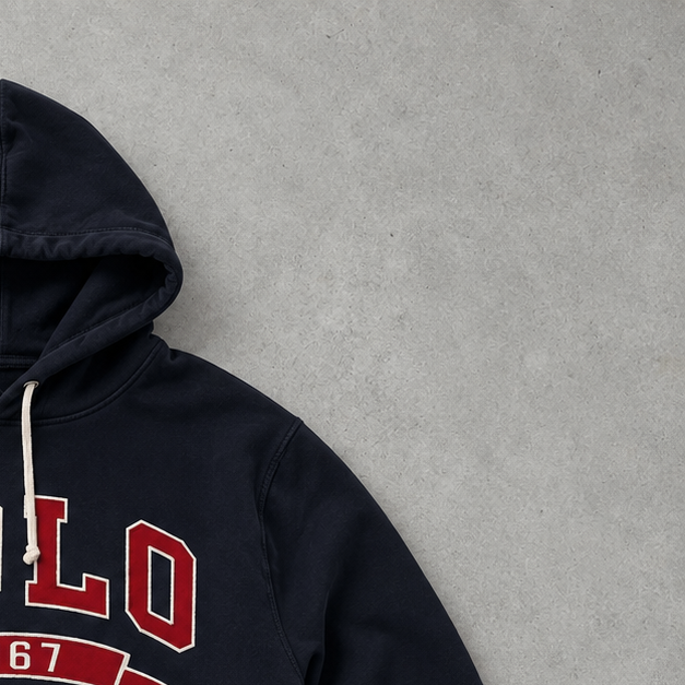 Polo Ralph Lauren Hoodie Marineblau Rare (S)