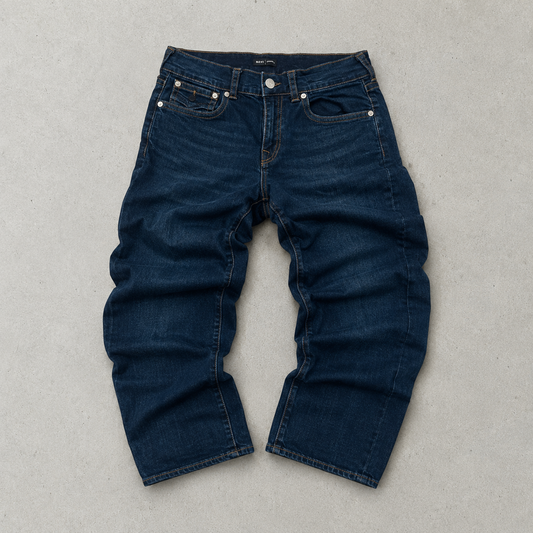 Y2K True Religion Jeans Marineblau Rare (W32 | DE 48)