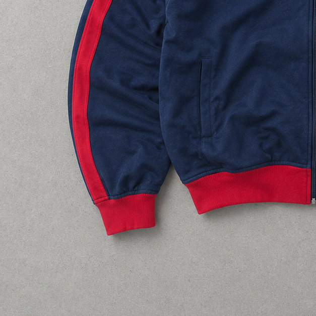 2008 Polo Ralph Lauren Sweater Marineblau, Rot Limited Stitched Logo (M)