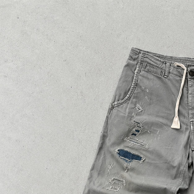 Y2K Vintage True Religion Straight Fit Jeans Grau Limited (W36 | DE 52)