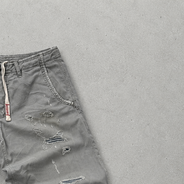 Y2K Vintage True Religion Straight Fit Jeans Grau Limited (W36 | DE 52)