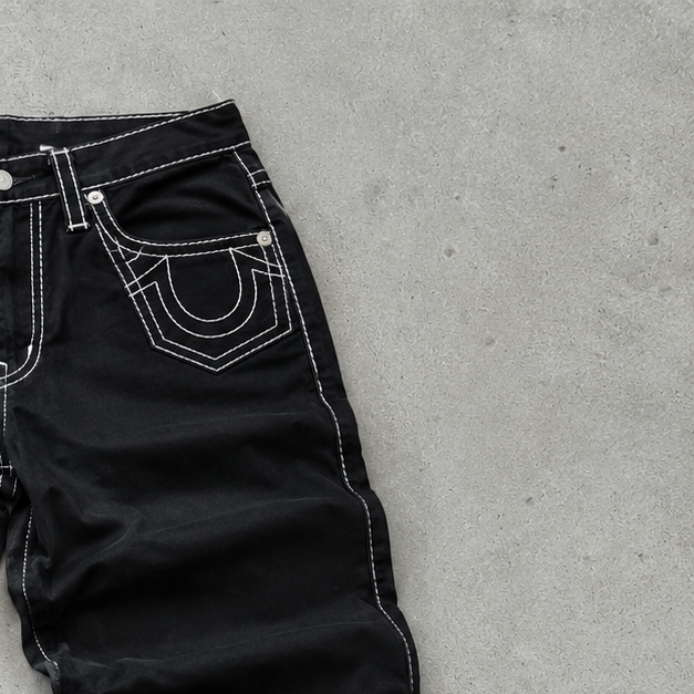 True Religion Skinny Pants Black Rare (W34 | DE 50)