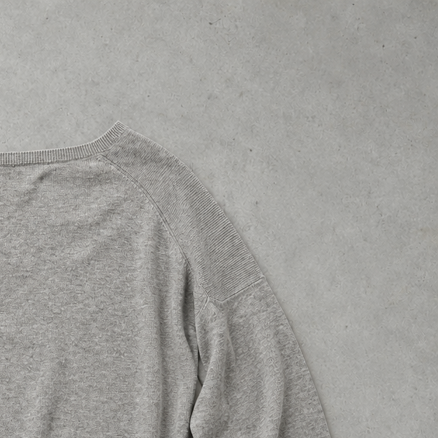 Ralph Lauren V-Neck Sweater Silber, Grau Rare (XL)