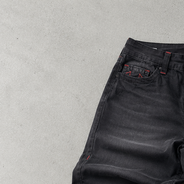 True Religion Jeans Schwarz, Rot Limited (W32 | DE 48)