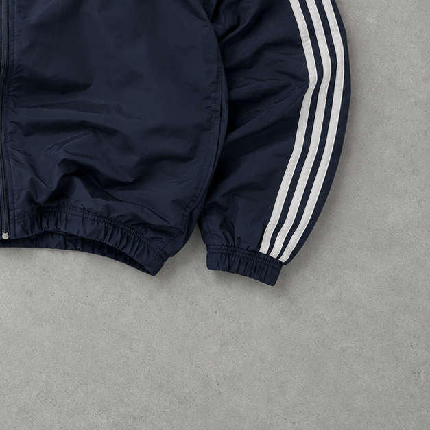 Veste de survêtement Adidas bleu marine rare (XL)