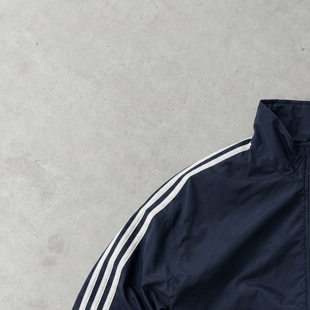 Veste de survêtement Adidas bleu marine rare (XL)