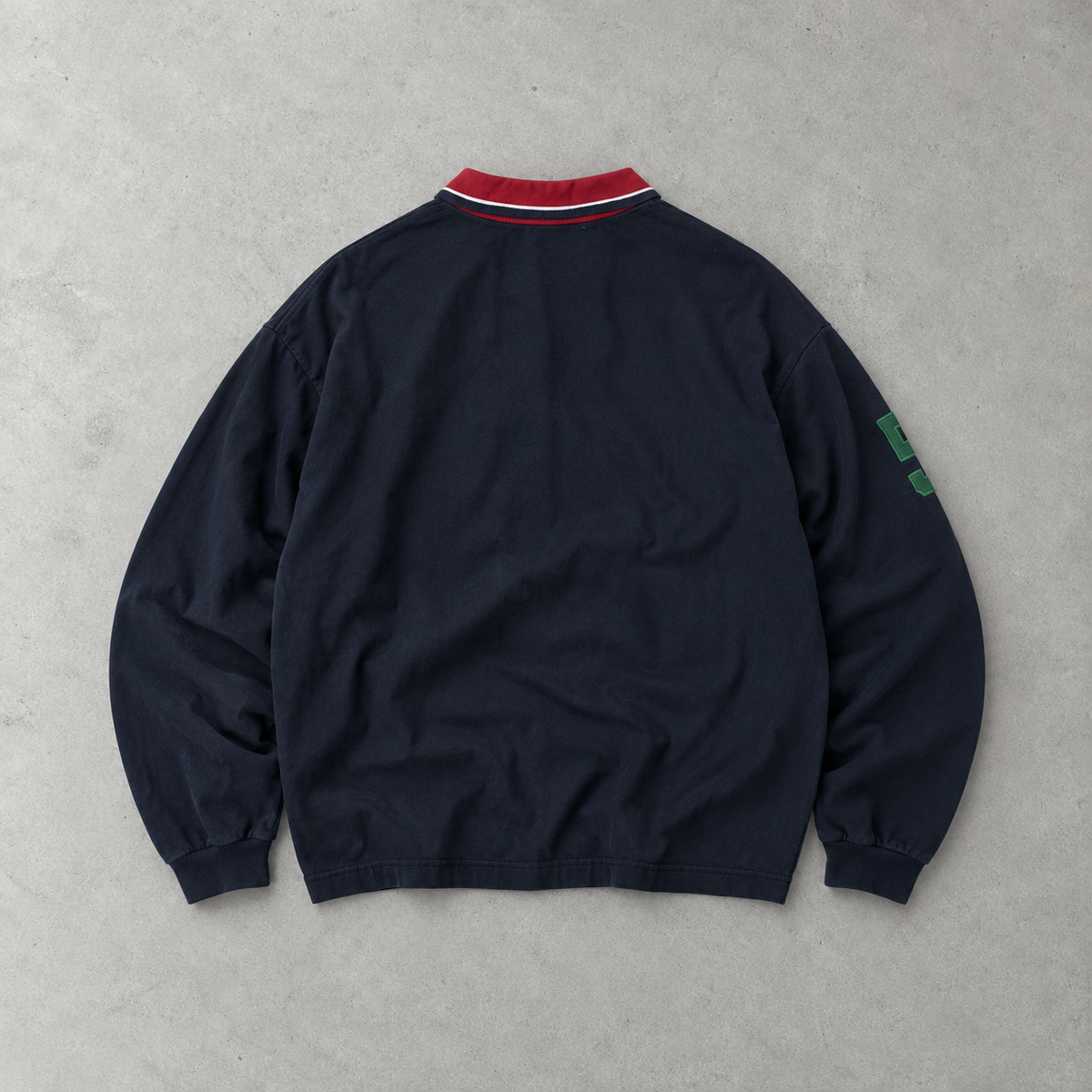 Polo Ralph Lauren Rugby Shirt Marineblau, Weiß Rare (XXL)