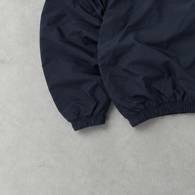 Veste de survêtement vintage Adidas bleu marine limitée (L) logo brodé