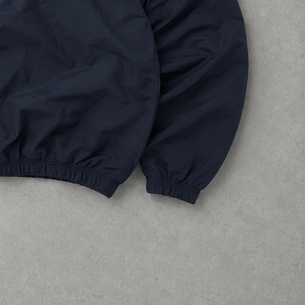 Veste de survêtement vintage Adidas bleu marine limitée (L) logo brodé