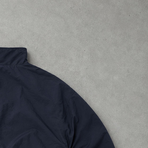 Veste de survêtement vintage Adidas bleu marine limitée (L) logo brodé