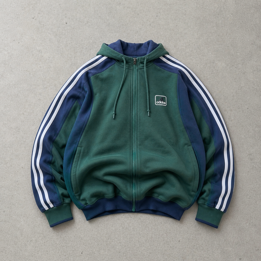 Adidas Vest Grün, Blau Limited (M) Stitched Logo