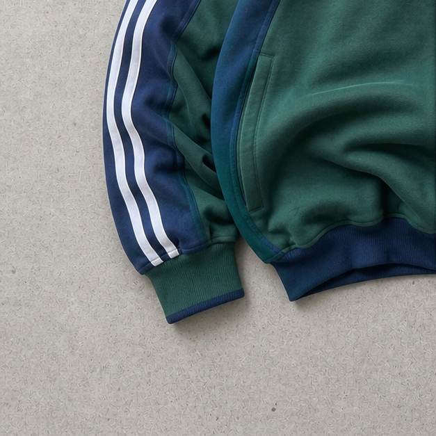 Adidas Vest Grün, Blau Limited (M) Stitched Logo
