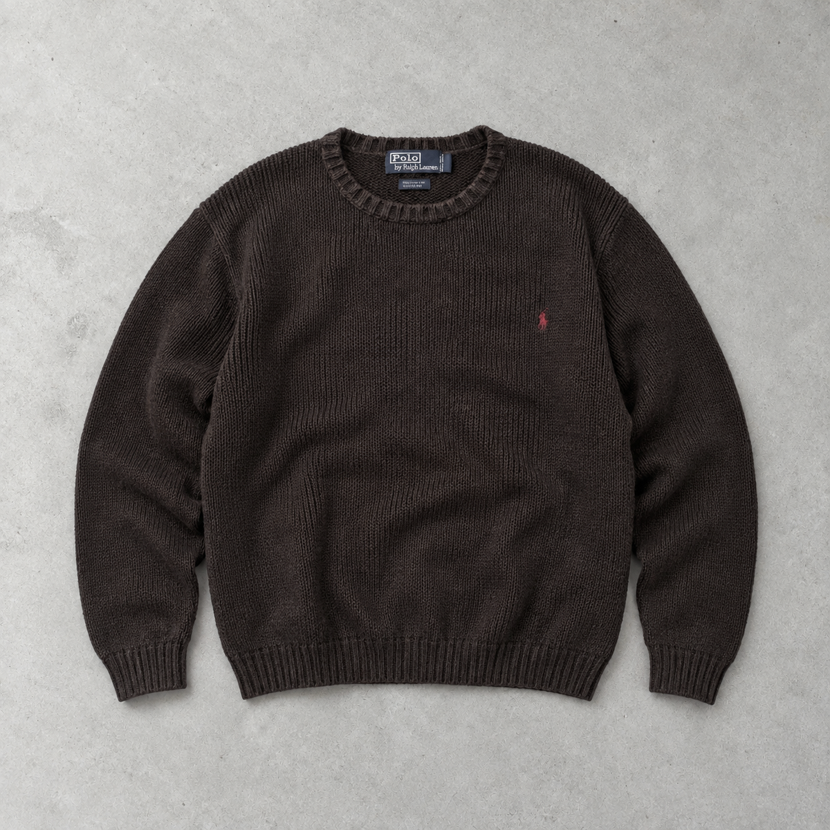 Ralph Lauren Sweater Schwarz Limited (M) Stitched Logo