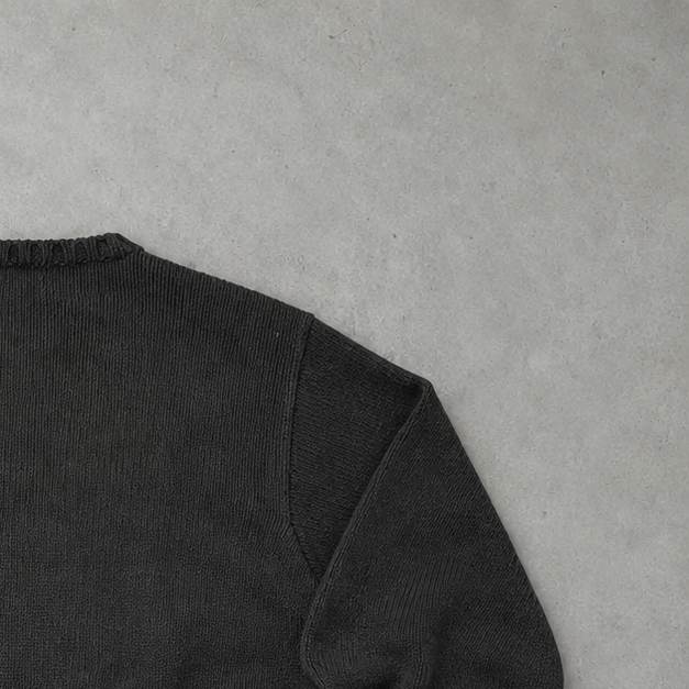 Ralph Lauren Sweater Schwarz Limited (M) Stitched Logo