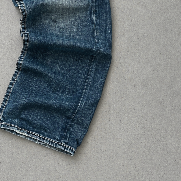 Y2K Vintage True Religion Flared Jeans Marineblau, Blau Limited (W26 | DE 42)