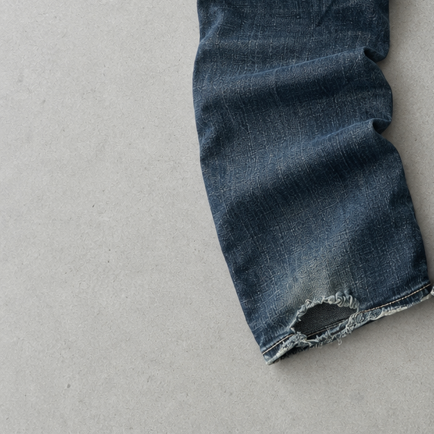 Y2K Vintage True Religion Flared Jeans Marineblau, Blau Limited (W26 | DE 42)