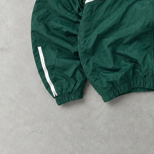 Adidas Trainingsjacke Dunkelgrün/Grün Selten (XL) gesticktes Logo