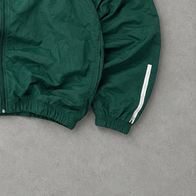Adidas Trainingsjacke Dunkelgrün/Grün Selten (XL) gesticktes Logo
