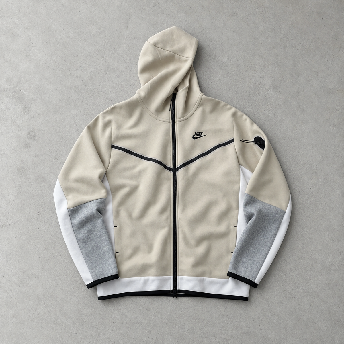 Nike Hoodie Beige Rare (S)