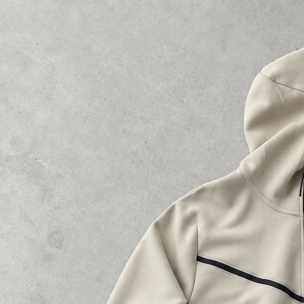 Nike Hoodie Beige Rare (S)