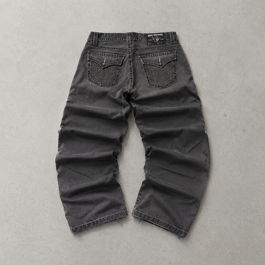 True Religion Jeans Grau Rare (L)