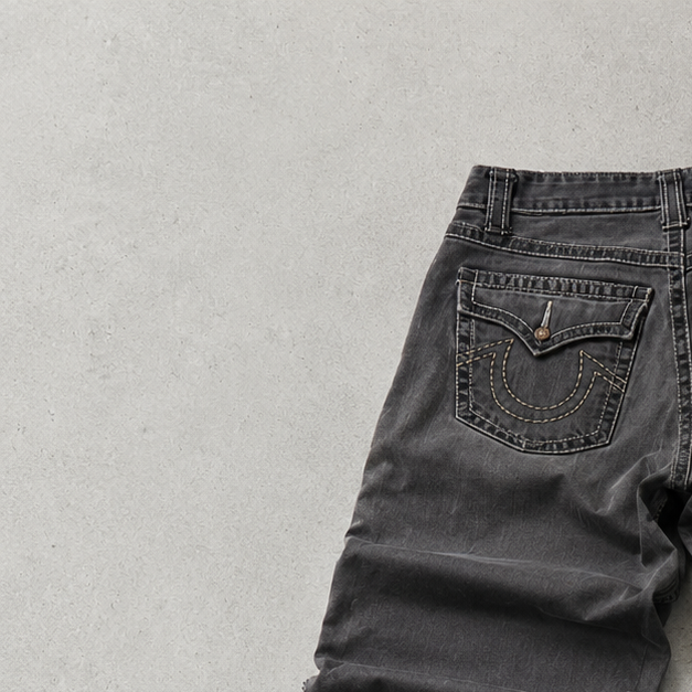 True Religion Jeans Grau Rare (L)