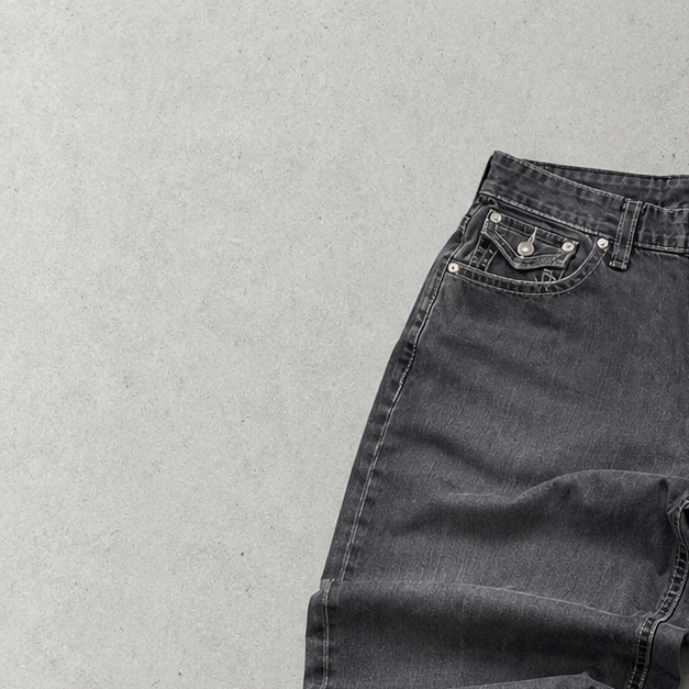 True Religion Jeans Grau Rare (L)