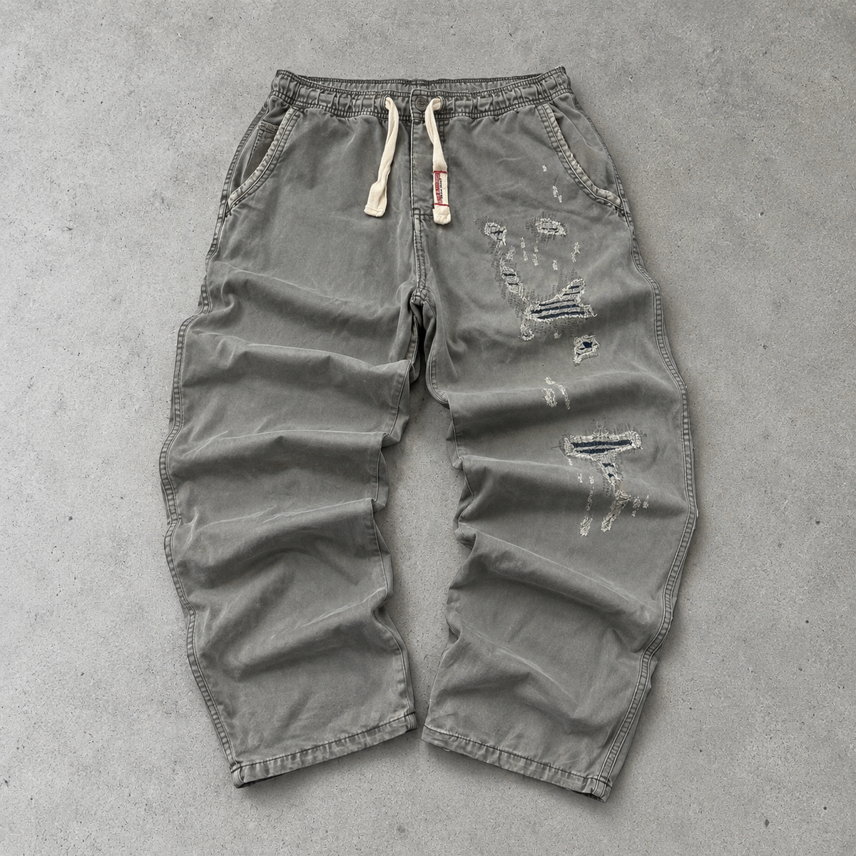 Y2K True Religion Straight Jeans Grey Limited (W36 | DE 52)