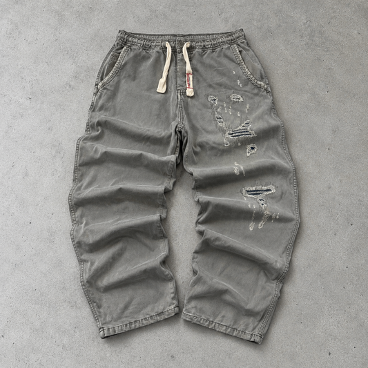 Y2K True Religion Straight Jeans Grey Limited (W36 | DE 52)