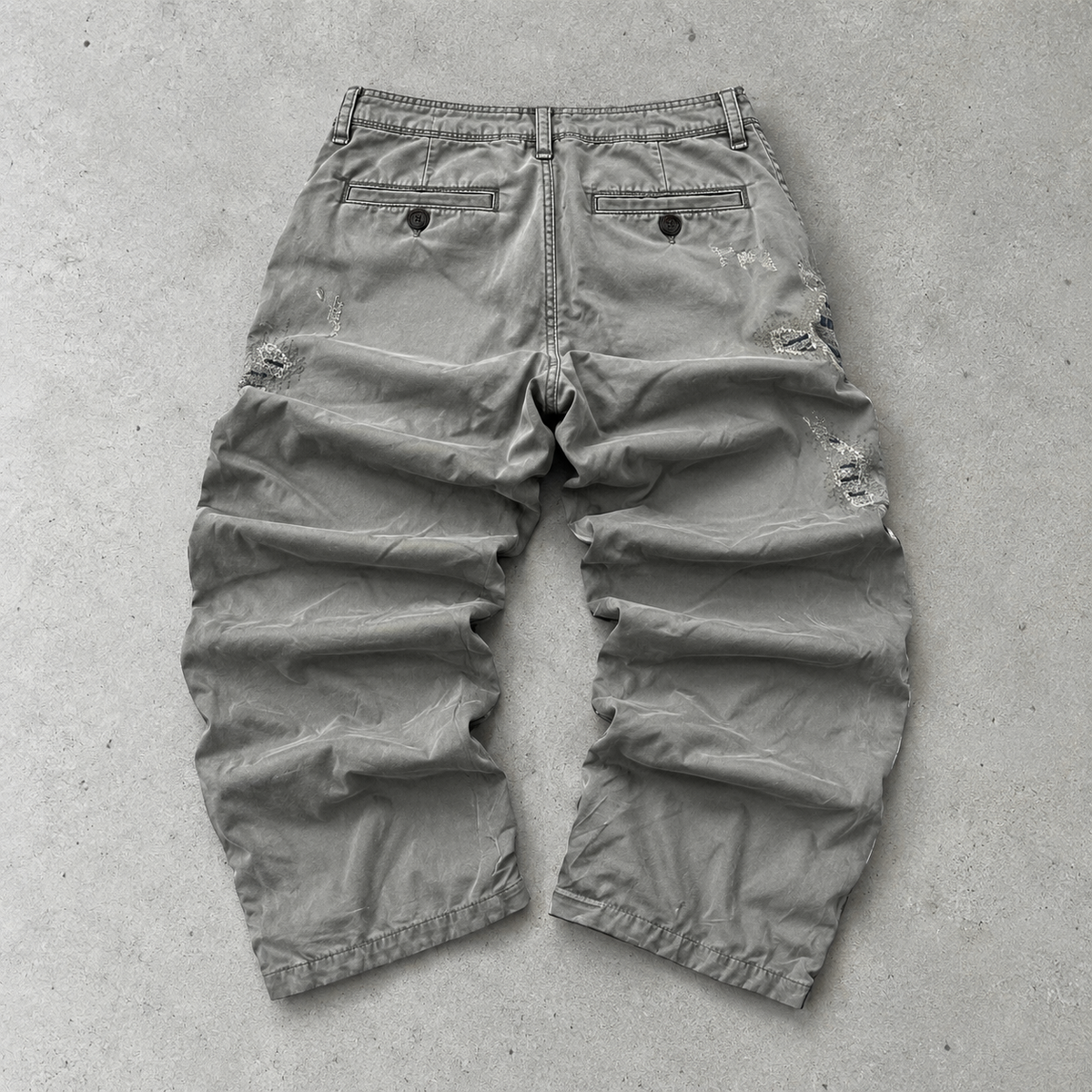 Y2K True Religion Straight Jeans Grey Limited (W36 | DE 52)
