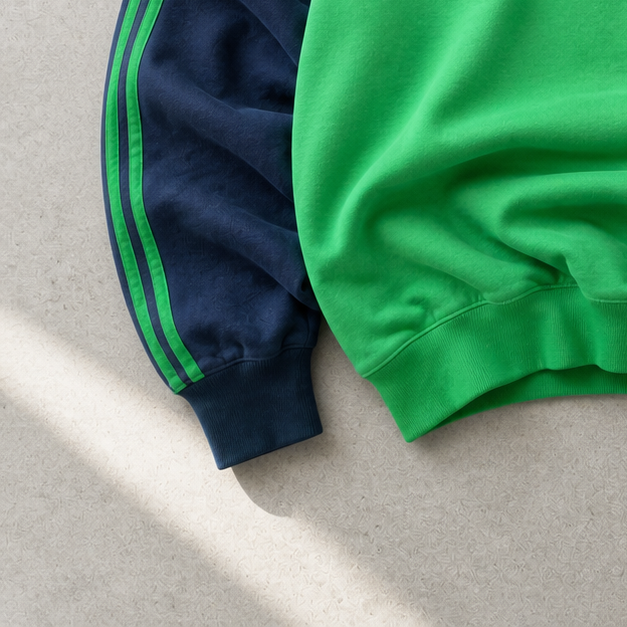 Adidas Polo Shirt Grün Rare (M) Stitched Logo