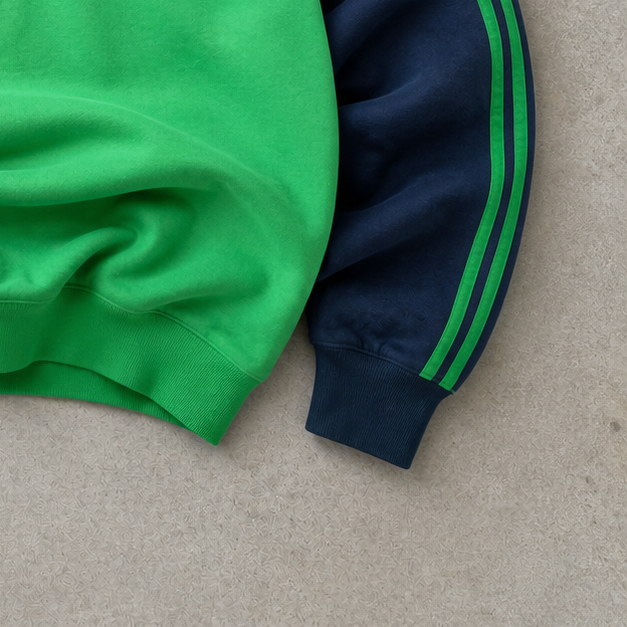Adidas Polo Shirt Grün Rare (M) Stitched Logo