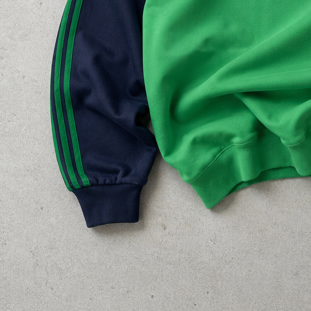 Adidas Polo Shirt Grün Rare (M) Stitched Logo