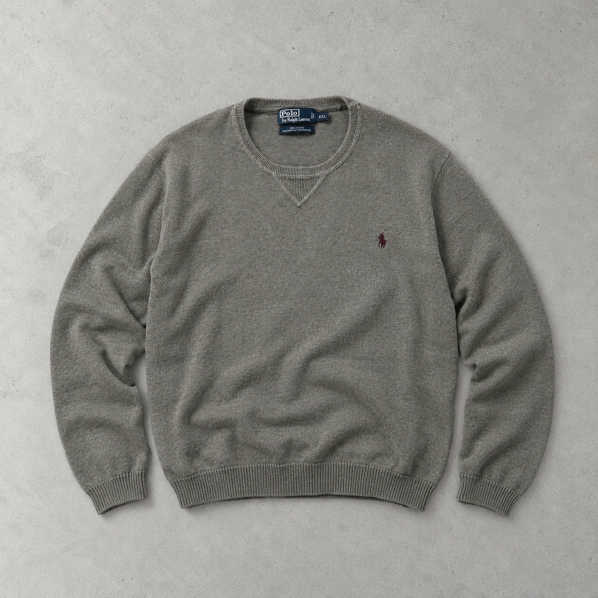 Ralph Lauren Crewneck Sweater Khaki Rare (XXL)