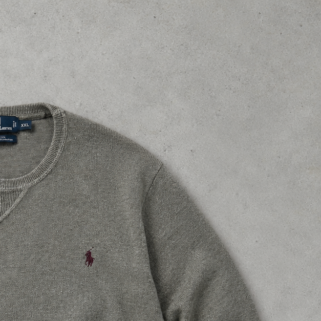 Ralph Lauren Crewneck Sweater Khaki Rare (XXL)