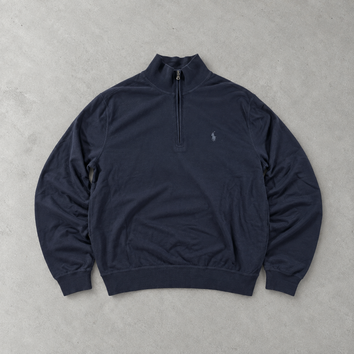 Ralph Lauren Sweater Marineblau Limited (M) Stitched Logo