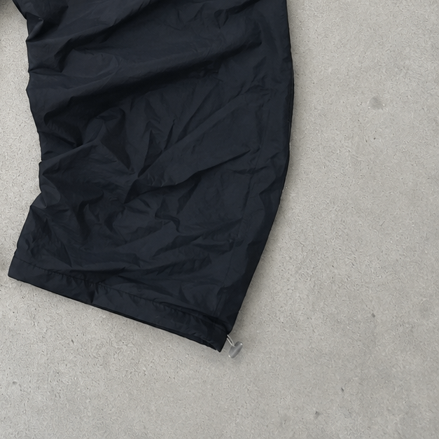 Y2K Nike Laufhose Schwarz Rar (M) gesticktes Logo