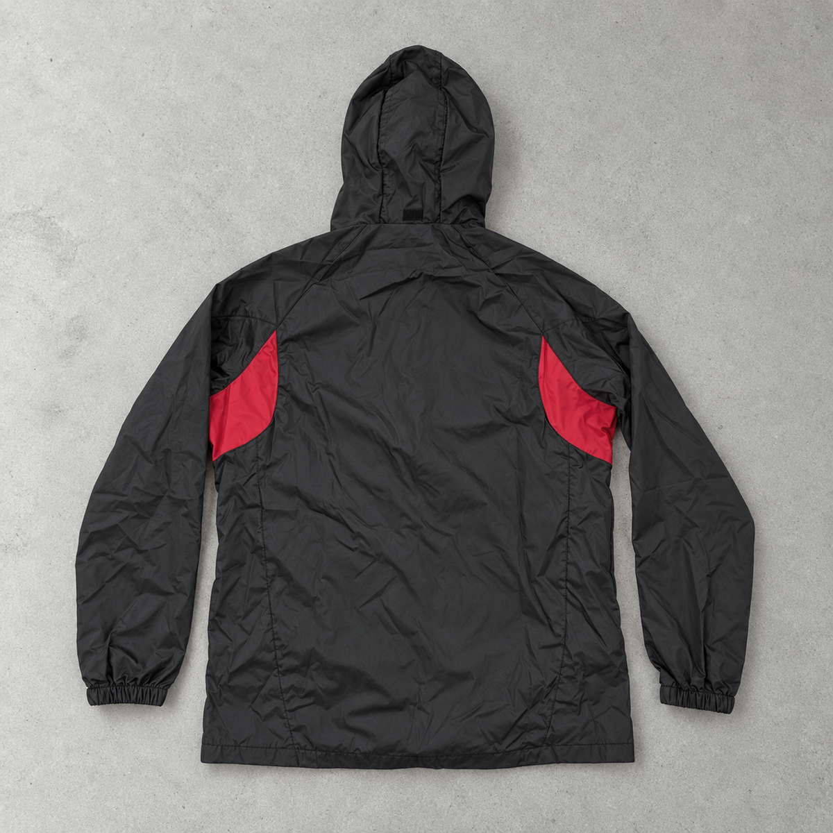 Olympique Lyon Adidas Windbreaker Schwarz / Rot Limitiert (S)