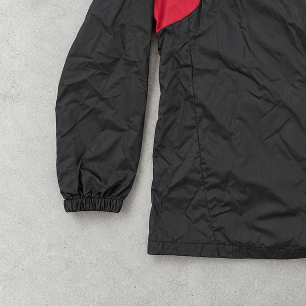 Olympique Lyon Adidas Windbreaker Schwarz / Rot Limitiert (S)