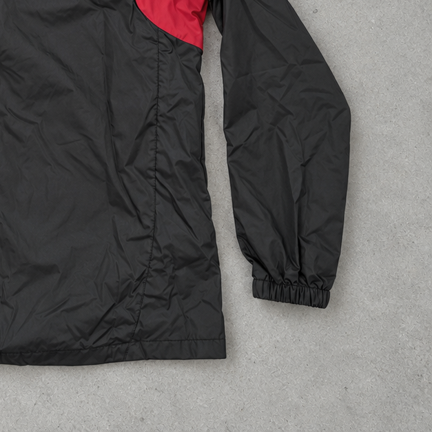 Olympique Lyon Adidas Windbreaker Schwarz / Rot Limitiert (S)