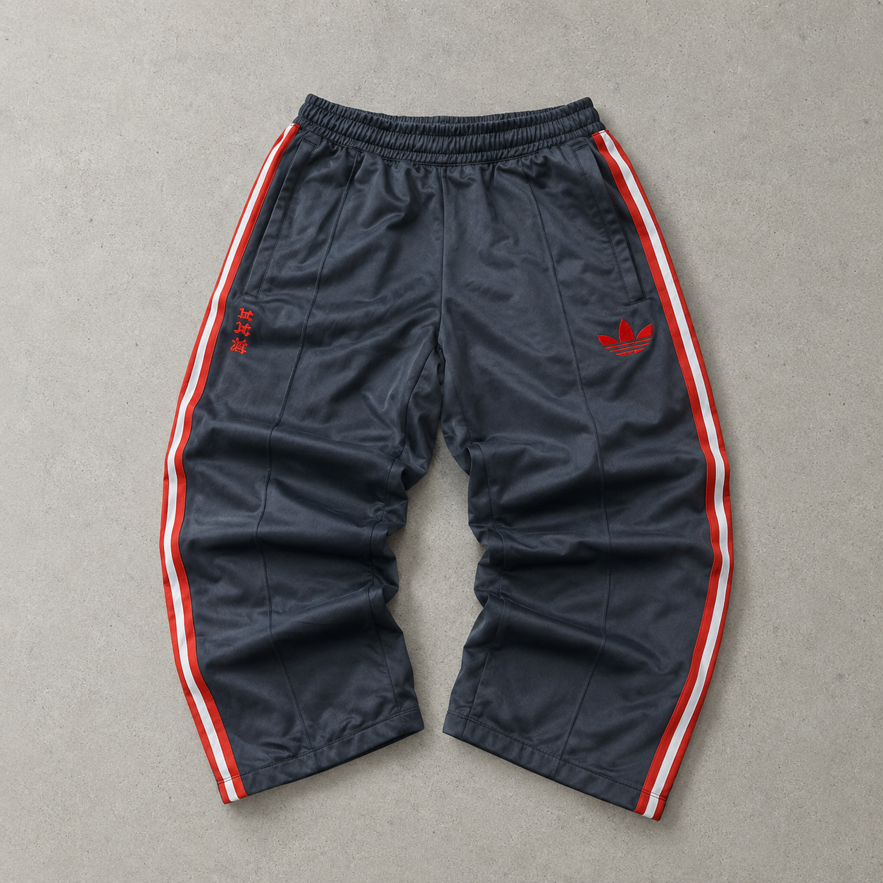 Adidas Jacket Schwarz, Rot Rare (L)