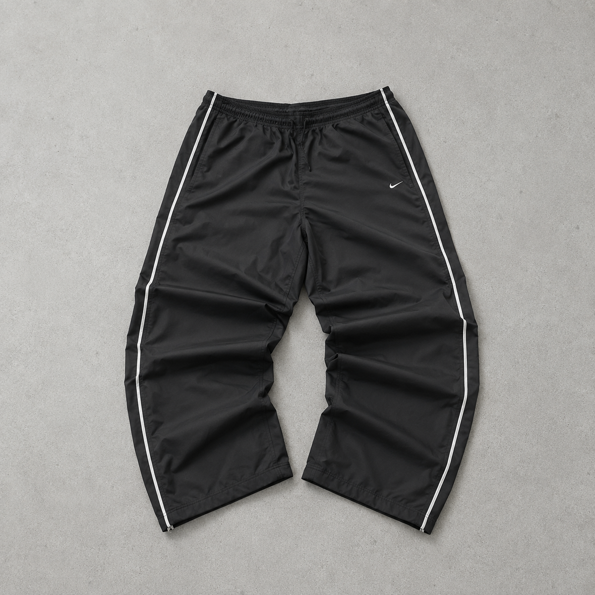 Pantalon de jogging Nike noir rare (XXL) logo brodé