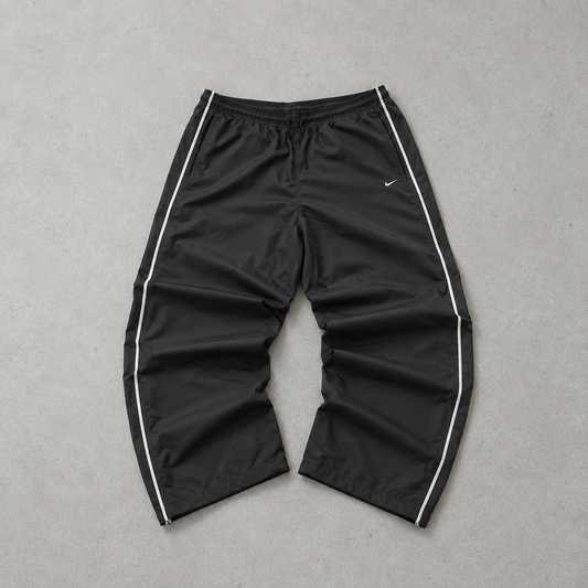 Nike Track Pants Black Rare (XXL) Stitched Logo