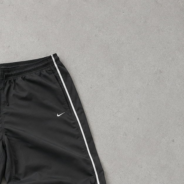 Pantalon de jogging Nike noir rare (XXL) logo brodé