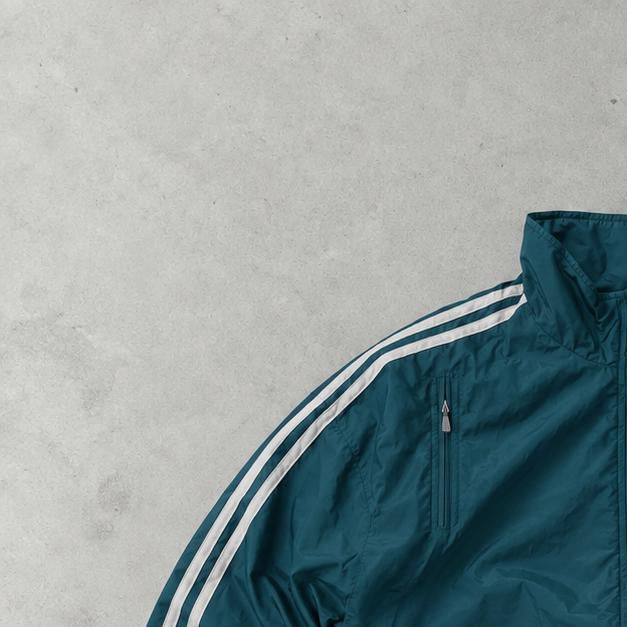 Veste de survêtement Adidas turquoise/vert rare (XL)
