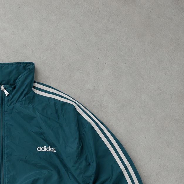 Veste de survêtement Adidas turquoise/vert rare (XL)