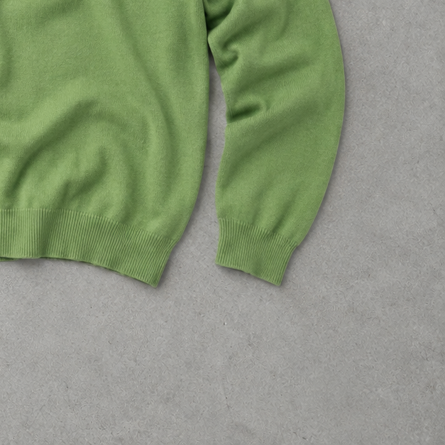 Ralph Lauren Sweater Schwarz, Grün Rare (XXL) Stitched Logo