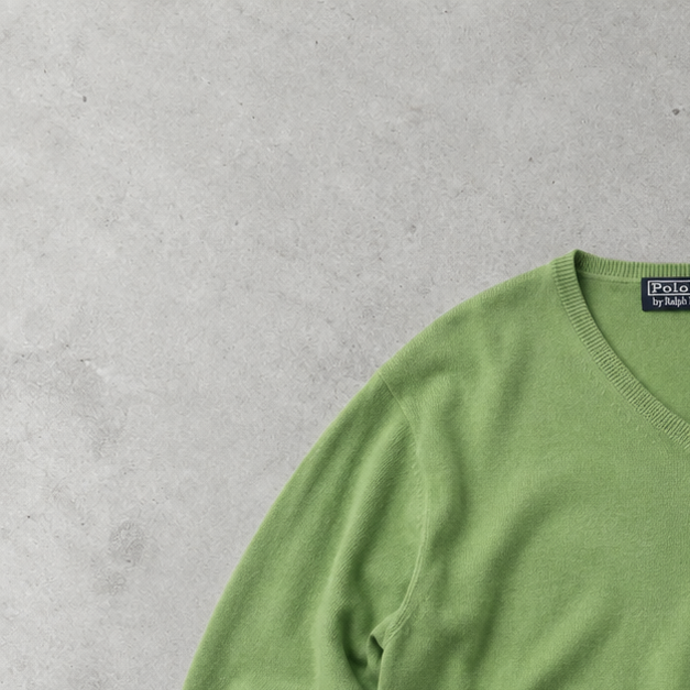 Ralph Lauren Sweater Schwarz, Grün Rare (XXL) Stitched Logo