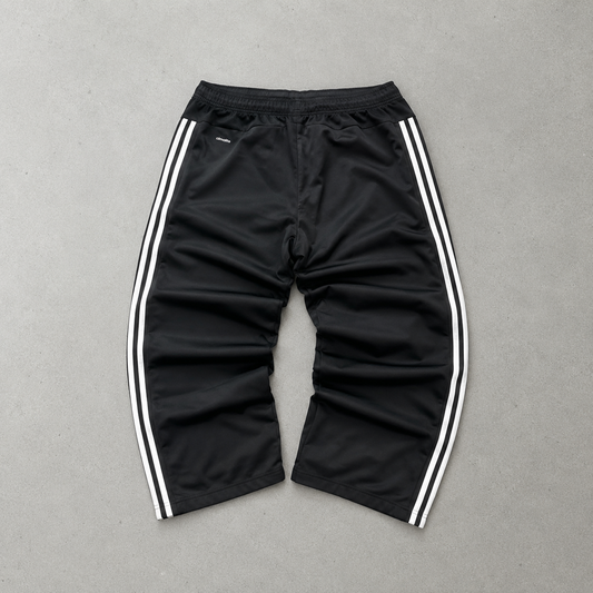 y2k Adidas Pants Schwarz, Weiß Rare (M)