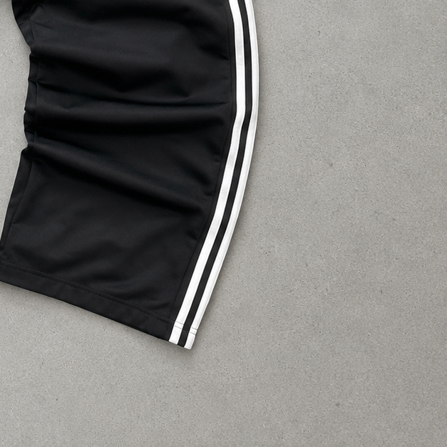y2k Adidas Pants Schwarz, Weiß Rare (M)